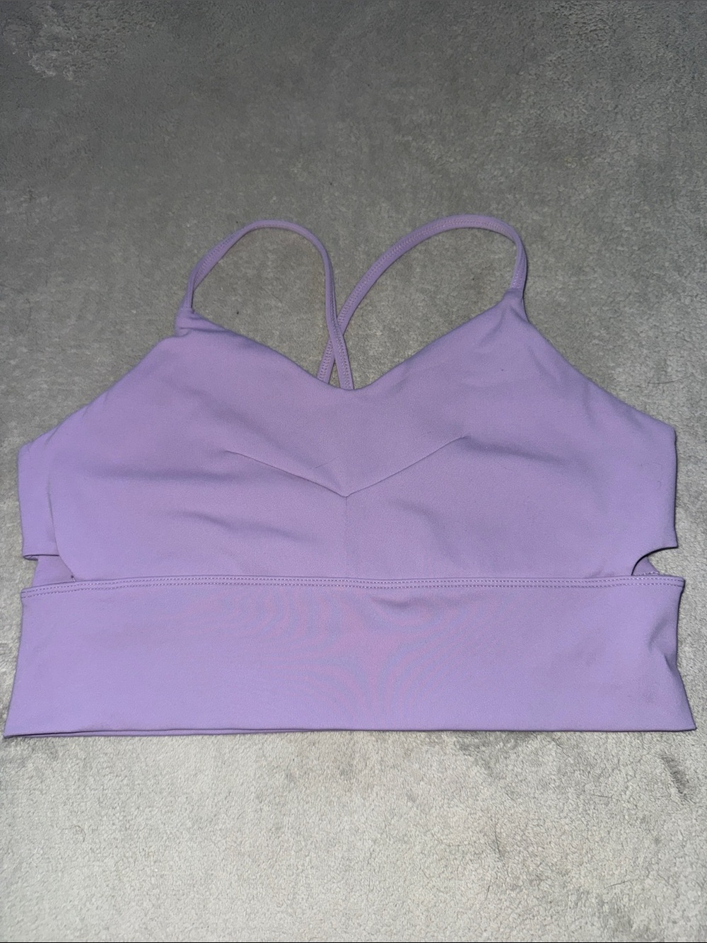 Whisper Lavender Sports Bra